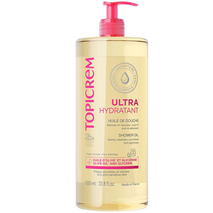 TOPICREM ULTR HYD HUIL DE DOUC1000ML