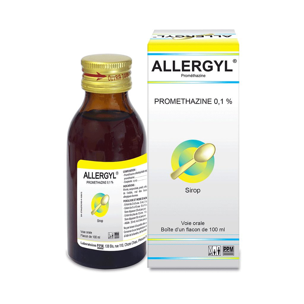 ALLERGYL SIROP FL60ML