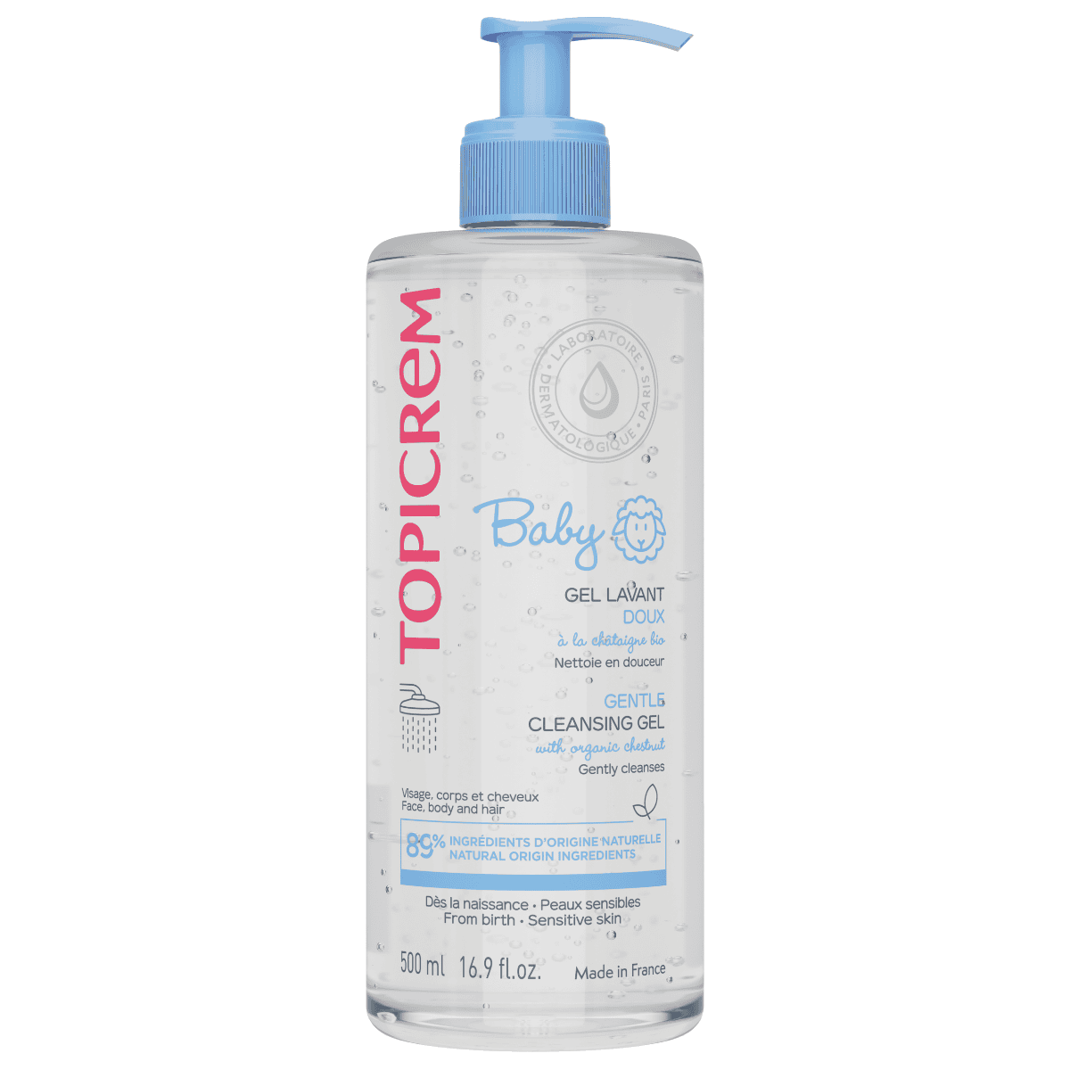 TOPICREM BABY GEL DOUCHE LAVANT 500ML