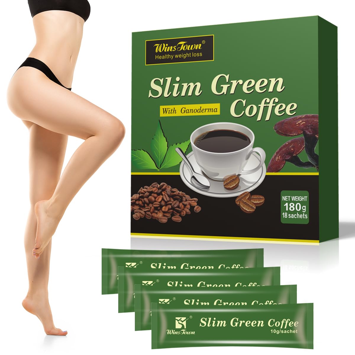 THE SLIM GREEN COFFE 180G 18SACHETS